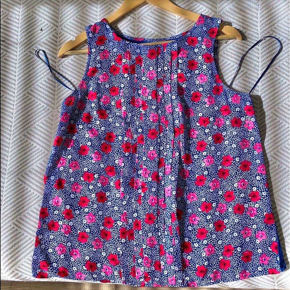 Floral Chiffon Tank Top